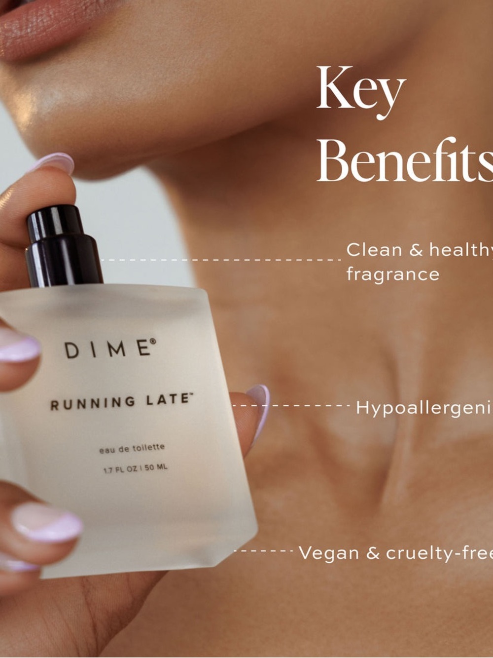 Bundle/DIME Running Late EDT F/S 1.7 Oz+DIME LUMINOUS EYE SERUM F/S 0.5 Oz NIB! - Picture 12 of 13